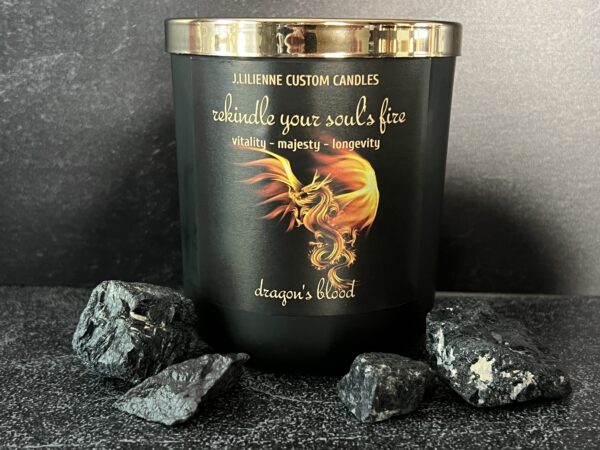 Ravenwing Dragon Candle