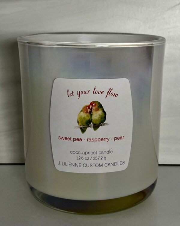 Lovebirds Candle