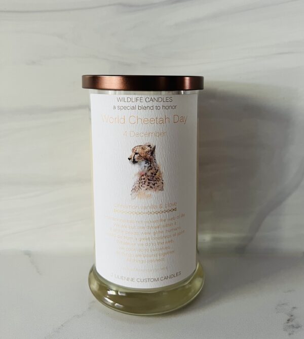 Cheetah Candle